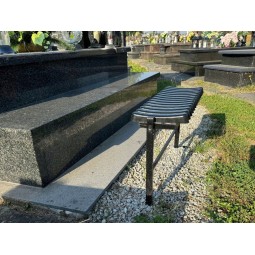 Összecsukható temetői pad 68 cm