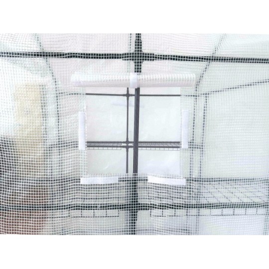 Fóliaház – kerti palántanevelő 16 mm 1,4 × 1,4 × 2 m fehér