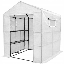 Fóliaház – kerti palántanevelő 16 mm 1,4 × 1,4 × 2 m fehér