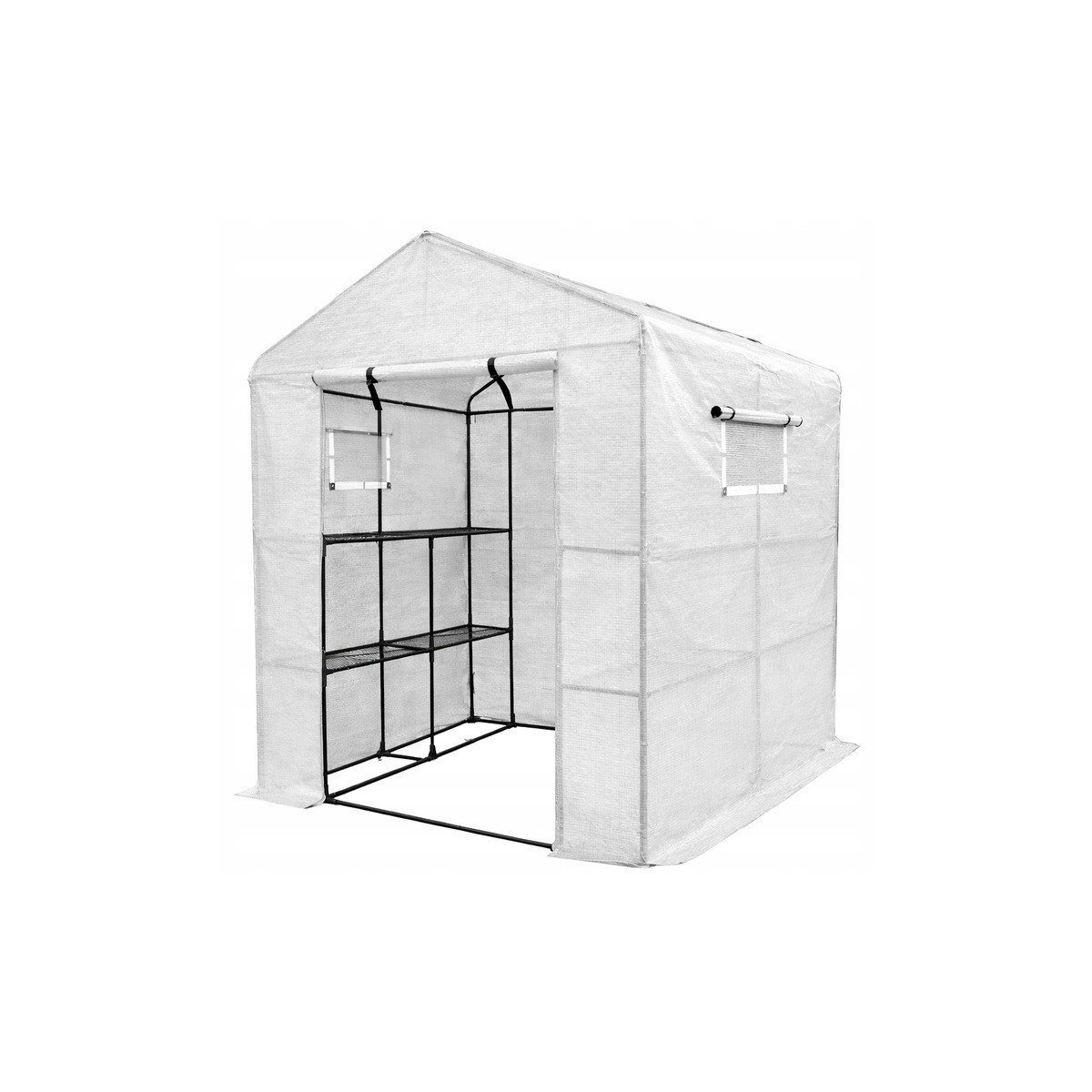 Fóliaház – kerti palántanevelő 16 mm 1,4 × 1,4 × 2 m fehér