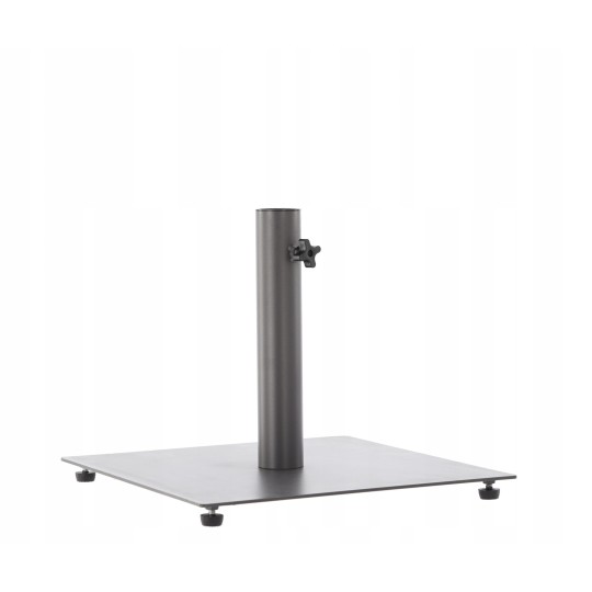 Fém napernyőtalp 40 × 40 cm – szürke