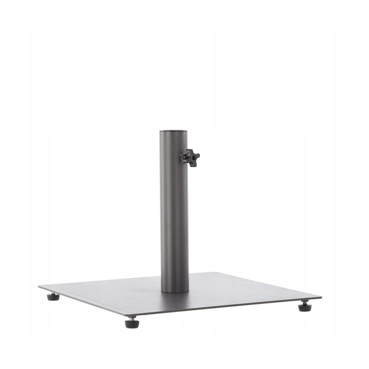 Fém napernyőtalp 40 × 40 cm – szürke