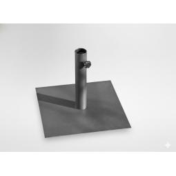 Fém napernyőtalp 40 × 40 cm – szürke
