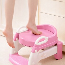 Gyermek WC-szűkítő létrával 3 az 1-ben – bili, fellépő és alátét