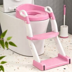 Gyermek WC-szűkítő létrával 3 az 1-ben – bili, fellépő és alátét