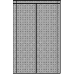 Mágneses rovarháló ajtóra 80/90/100 × 210/220 cm fekete