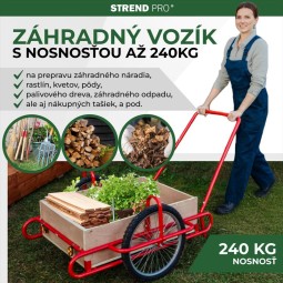 Optimus szállítókocsi fa platóval 240 kg