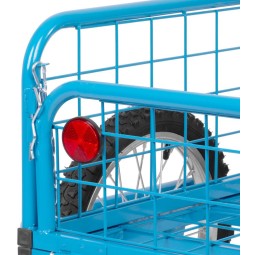 Szállítókocsi felfújható kerekekkel, max. 100 kg