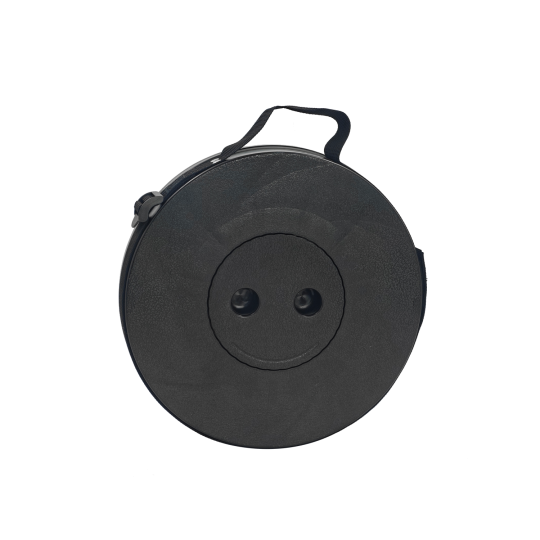Teleszkópos összecsukható szék fekete 7–45 cm | Teherbírás 200 kg