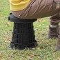 Teleszkópos összecsukható szék fekete 7–45 cm | Teherbírás 200 kg