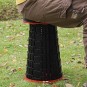 Összecsukható teleszkópos szék piros színben 7 – 45 cm | Teherbírás 200 kg