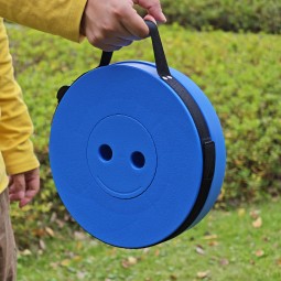 Összecsukható teleszkópos szék kék színben 7–45 cm | Teherbírás 200 kg