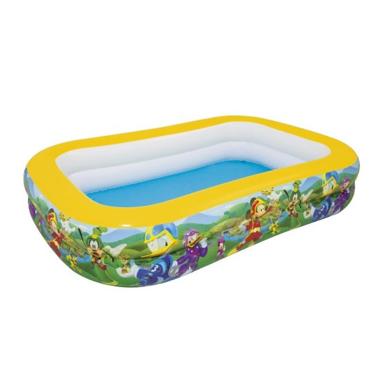 Gyermek felfújható medence Bestway Mickey Mouse 262 × 175 × 51 cm