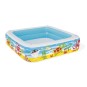 Gyerek felfújható medence Bestway Coral Reef napellenzővel 147 × 147 × 122 cm