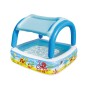 Gyerek felfújható medence Bestway Coral Reef napellenzővel 147 × 147 × 122 cm