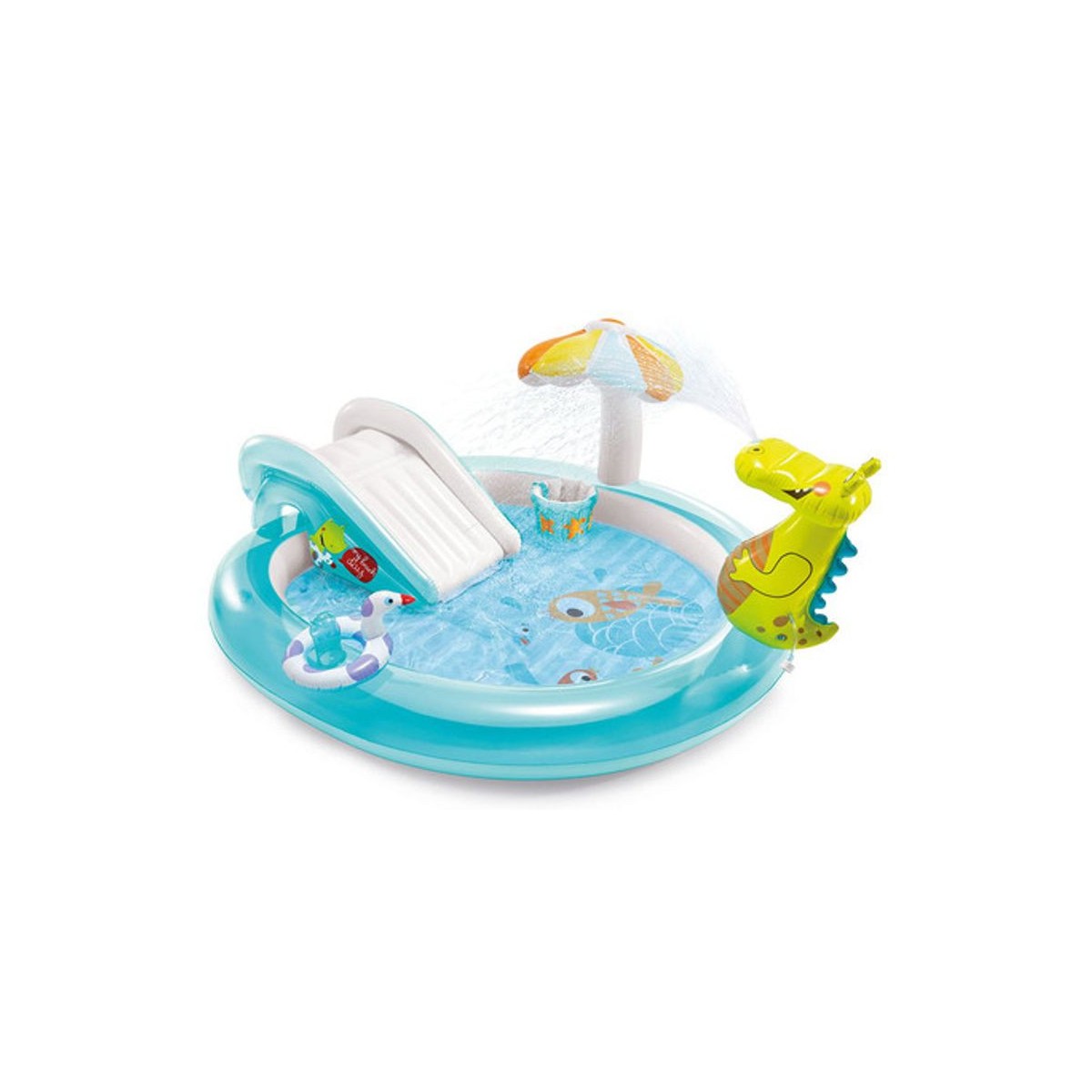 Gyerek felfújható játszótér Intex Gator Play Center 201 × 170 × 84 cm