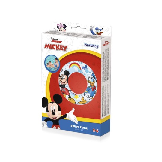 Gyerek felfújható Bestway Mickey & Friends úszógumi 56 cm
