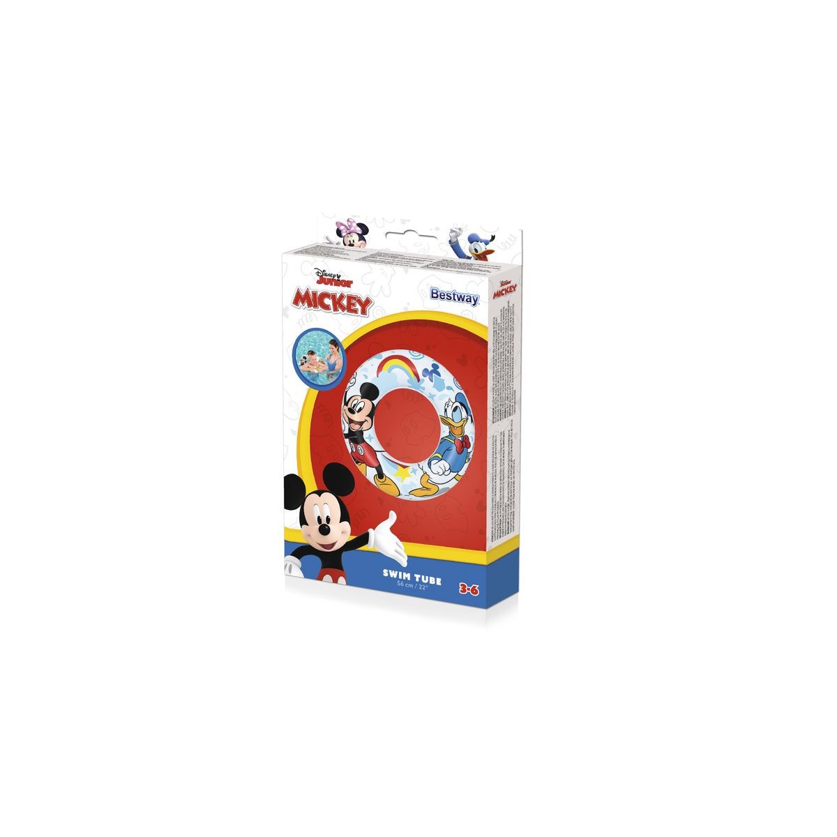 Gyerek felfújható Bestway Mickey & Friends úszógumi 56 cm