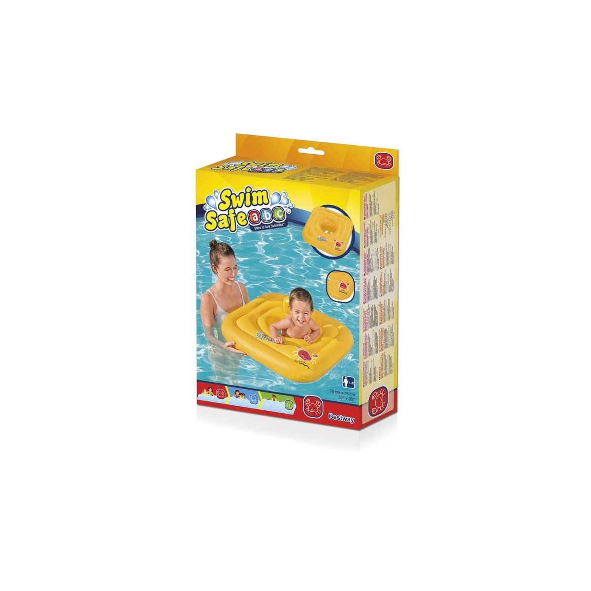 Gyermek felfújható úszógumi Bestway Baby Support 76 cm