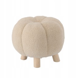 Dekoratív puff 32 × 30 cm – bézs