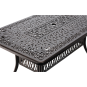 Kerti alumínium asztal HASTINGS antik bronz 150 × 90 × 73 cm