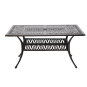 Kerti alumínium asztal HASTINGS antik bronz 150 × 90 × 73 cm