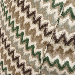 Sárga ülőzsák Fuzzy Modern kültéri cikk-cakk