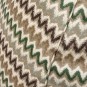 Sárga ülőzsák Fuzzy Modern kültéri cikk-cakk