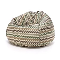 Sakwa M Modern Outdoor Zygzaki zöld színű ülőzsák