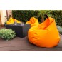 Dizájnos ülőzsák teraszra narancssárga színben