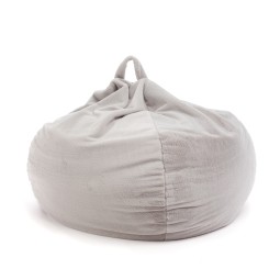 Világosszürke ülőzsák puffal