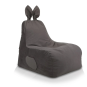 Plüss nyuszis ülőzsák Bunny L szürke színben