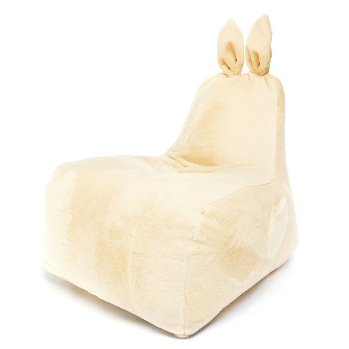 Bolyhos Bunny L pihenőfotel gyerekeknek krémszínben