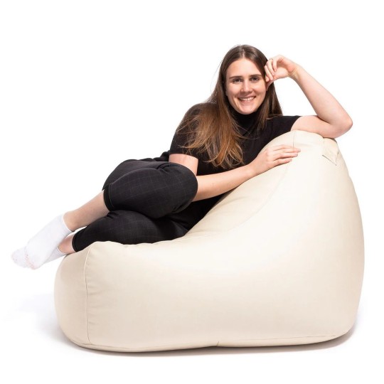Mini Keiko Vega olvasó- és relaxfotel bézs színben.