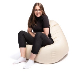 Mini Keiko Vega olvasó- és relaxfotel bézs színben.