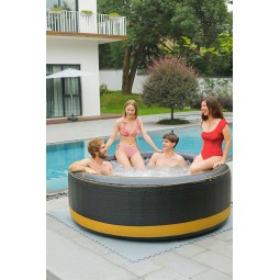 MSPA Premium Luxury Exotic – Luxusos felfújható pezsgőfürdő 6 személyes, arany díszítéssel, 204 cm