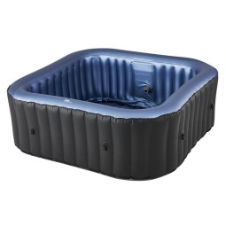 MSPA Tekapo Comfort – Négyzet alakú felfújható pezsgőfürdő 6 személy részére UVC-fertőtlenítéssel 185 × 185 cm