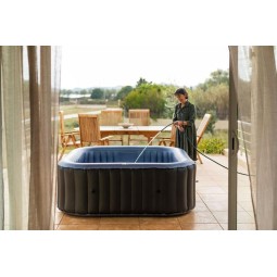 MSPA Tekapo Comfort – Négyzet alakú felfújható pezsgőfürdő 6 személy részére UVC-fertőtlenítéssel 185 × 185 cm