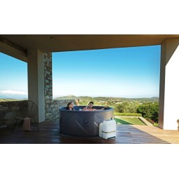 MSPA Frame Mono Eco LED – Luxusos merev pezsgőfürdő 6 személyes, LED-világítással 173 × 65 cm