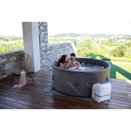 MSPA Frame Mono Eco LED – Luxusos merev pezsgőfürdő 6 személyes, LED-világítással 173 × 65 cm