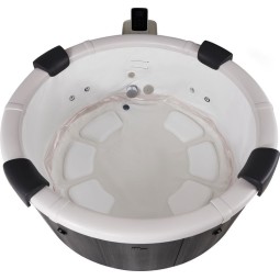 MSPA Frame Denver Premium – Luxus keretes pezsgőfürdő hidromasszázzsal és LED-világítással 6 személy részére