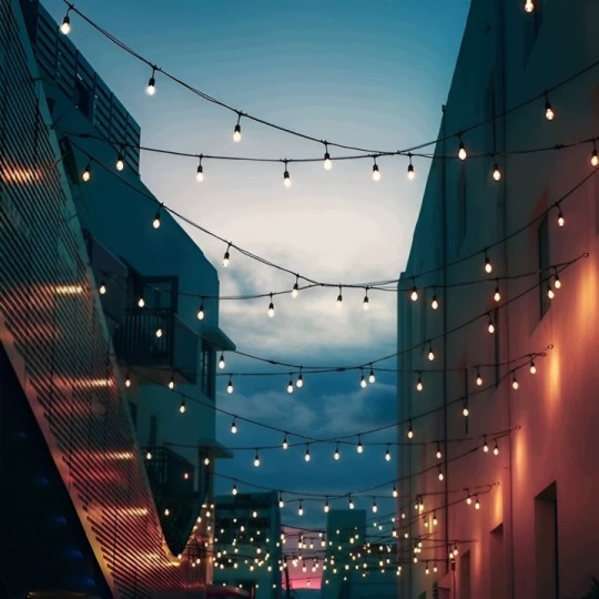 Kerti fényfüzér – 20× LED izzó E27, 20 m