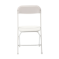 Összecsukható catering szék 49,5 × 45 × 81 cm – fehér