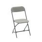 Szürke összecsukható catering szék 49,5 × 45 × 81 cm