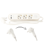 Hosszabbítókábel kapcsolóval – 3 aljzat, USB-A, USB-C, 1,5 m