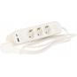 Hosszabbítókábel kapcsolóval – 3 aljzat, USB-A, USB-C, 1,5 m