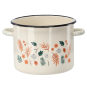 Zománcozott fazék Listy 5,5 l – 22 cm, krémszínű