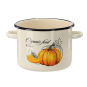 Zománcozott fazék Tök 4,5 l – 20 cm, krémszínű