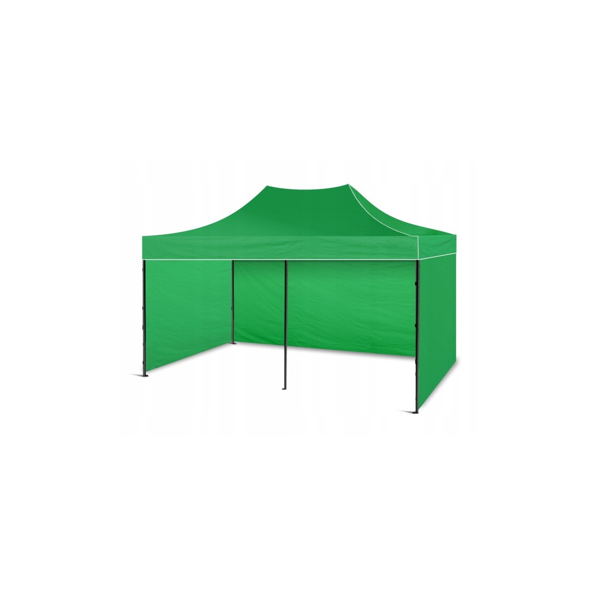 Kerti party sátor zöld színben PREMIUM 3x6 m – vastag tető 820D, 49 kg