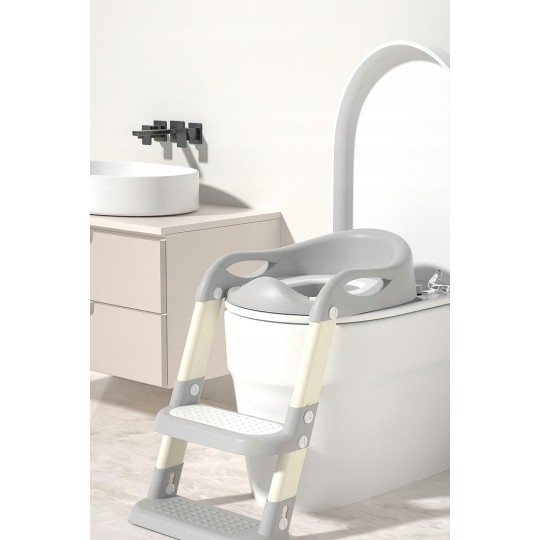 Zöld magasságban állítható WC-lépcsők WC-reduktorral